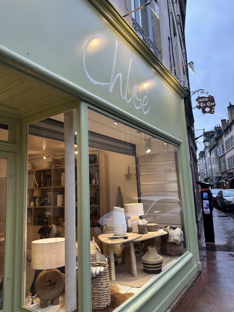 Cute Home shop in beaune burgundy